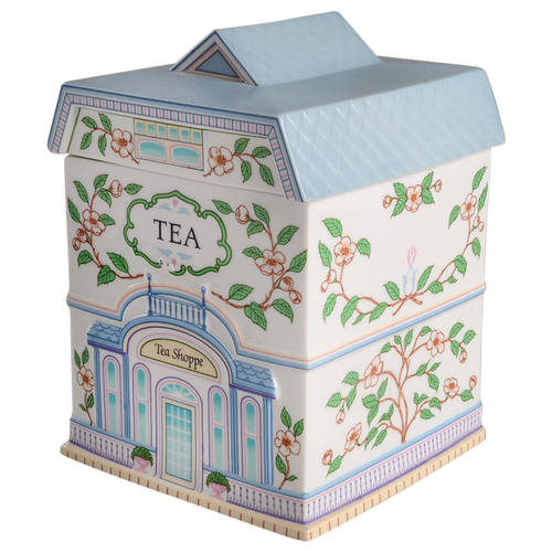Lenox Village Giftware Tea Canister & Lid