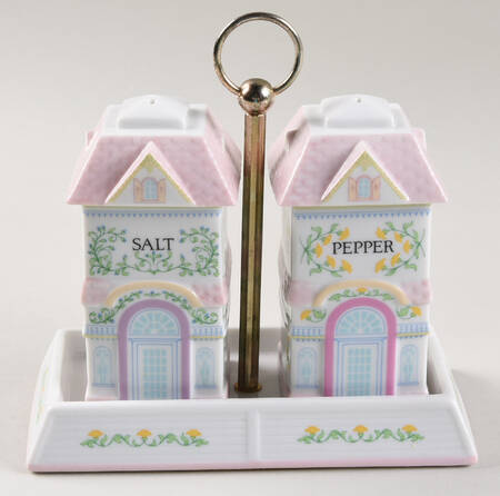 Lenox Village Giftware (3 Pc) Salt & Pepper Tray Set