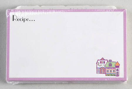 Lenox Village Giftware 3 X 5 Recipe Card - Set of 100