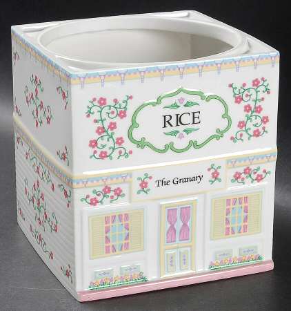 Lenox Village Giftware Rice Canister No Lid