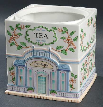 Lenox Village Giftware Tea Canister No Lid