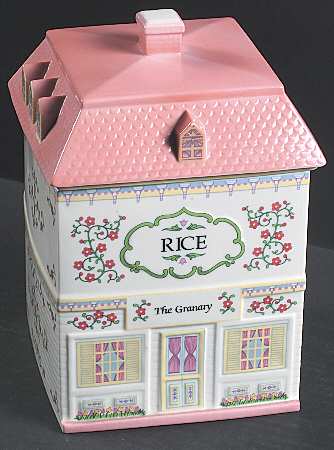 Lenox Village Giftware Rice Canister & Lid
