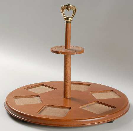 Lenox Village Giftware Wood Base for Condiment Set