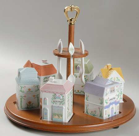 Lenox Village Giftware 19 Piece Condiment Jar Set