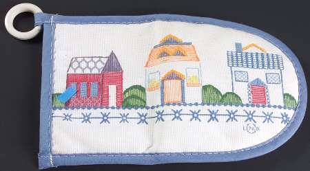Lenox Village Giftware Cloth Oven Mitt