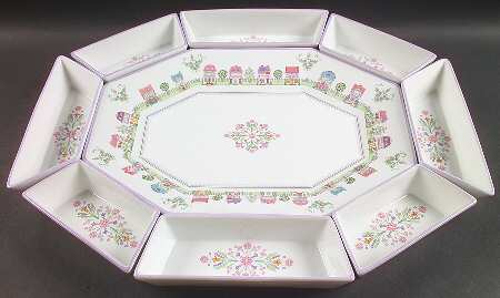 Lenox Village Giftware Party Server 9 Pieces