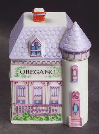 Lenox Village Giftware Spice Jar Set Individual Jar & Lid