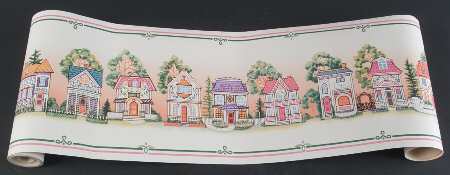 Lenox Village Giftware Wallpaper Border