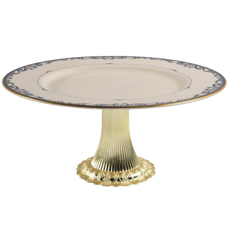 Liberty Cake Stand with 4"-5" Metal Pedestal  Hc