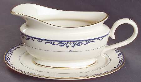 Liberty 1999 Shape Gravy Boat & Underplate