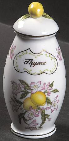 Lenox Orchard Giftware Spice Jar Set Individual Jar & Lid