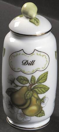 Lenox Orchard Giftware Spice Jar Set Individual Jar & Lid