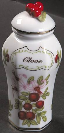 Lenox Orchard Giftware Spice Jar Set Individual Jar & Lid