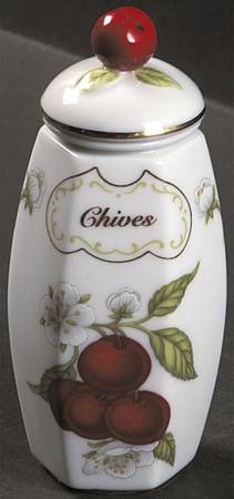 Lenox Orchard Giftware Spice Jar Set Individual Jar & Lid