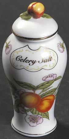 Lenox Orchard Giftware Spice Jar Set Individual Jar & Lid