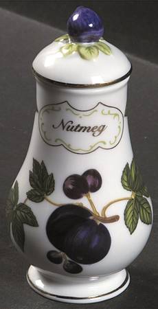Lenox Orchard Giftware Spice Jar Set Individual Jar & Lid