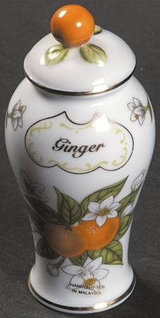 Lenox Orchard Giftware Spice Jar Set Individual Jar & Lid