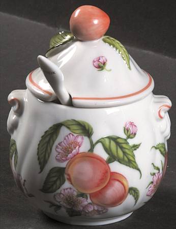 Lenox Orchard Giftware Jam/Jelly & Lid W/Spoon