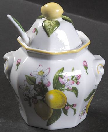 Lenox Orchard Giftware Jam/Jelly & Lid W/Spoon