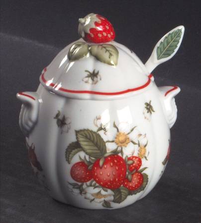 Lenox Orchard Giftware Jam/Jelly & Lid W/Spoon