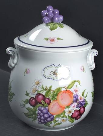 Lenox Orchard Giftware Sugar Canister & Lid