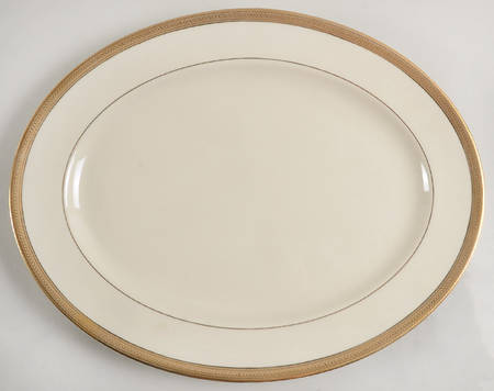 Lowell (Gold Backstamp) 16" 99 Shape Oval Serving Platter
