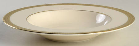 Lowell (Gold Backstamp) Rim Soup Bowl
