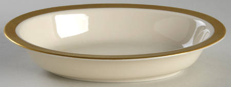 Lowell (Gold Backstamp) 8" Oval Vegetable Bowl