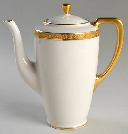 Lowell (Gold Backstamp) Shape 1960 Coffee Pot & Lid