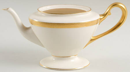 Lowell (Gold Backstamp) Shape 742 Teapot No Lid