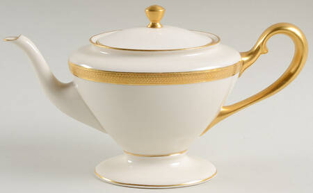 Lowell (Gold Backstamp) Shape 742 Teapot & Lid