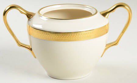 Lowell (Gold Backstamp) Sugar Bowl No Lid