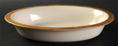 Lowell (Gold Backstamp) 9" Oval Vegetable Bowl