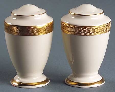 Lowell (Gold Backstamp) 99 Shape Salt & Pepper Set