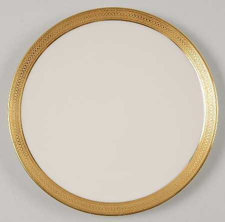 Lowell (Gold Backstamp) Saucer for Cream Soup Bowl