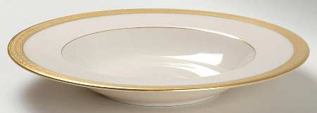 Lowell (Gold Backstamp) Rim Soup Bowl