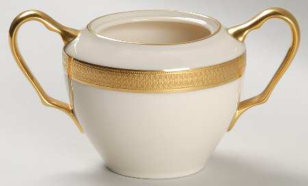 Lowell (Gold Backstamp) Sugar Bowl No Lid