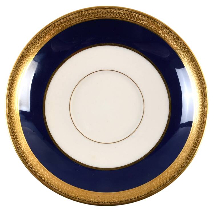 Lowell Cobalt Blue Saucer for Cream Soup Bowl