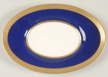 Lowell Cobalt Blue Underplate for Gravy Boat