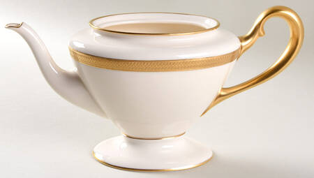 Lowell (Green Backstamp) Teapot No Lid