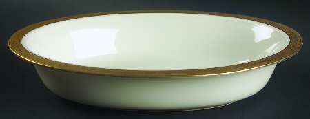 Lowell (Green Backstamp) 9" Oval Vegetable Bowl