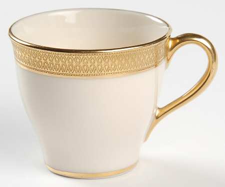Lowell (Green Backstamp) Flat Demitasse Cup