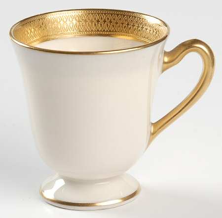 Lowell (Green Backstamp) Flat Demitasse Cup