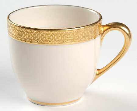 Lowell (Green Backstamp) Flat Demitasse Cup