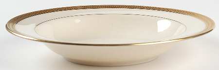 Lowell (Green Backstamp) Large Rim Soup Bowl