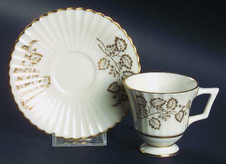 Lyric Footed Demitasse Cup & Saucer Set