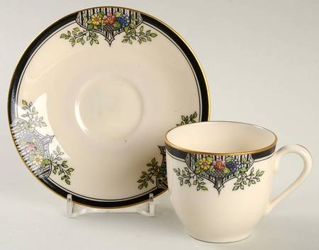 M14 Flat Demitasse Cup & Saucer Set