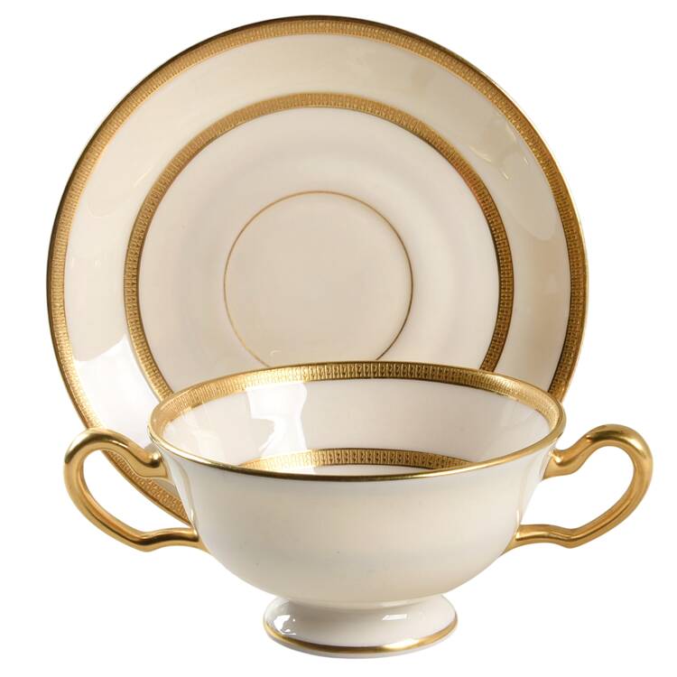 M147 Footed Bouillon Cup & Saucer