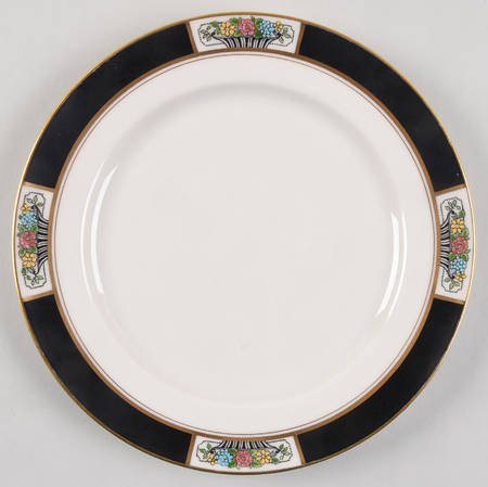 Meadowbrook Black Salad Plate