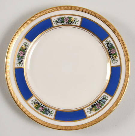 M71 Chinese Blue Bread & Butter Plate